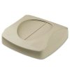 Facility Maintenance & Supplies Rubbermaid Commercial | Rubbermaid Commercial Fg268988Beig Untouchable 16 In. Square Swing Top Lid - Beige