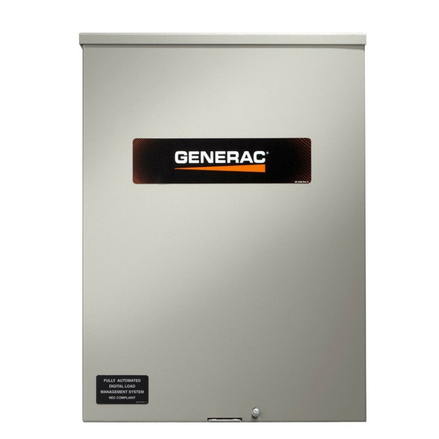 Power Generators Generac | Generac Rtsw100K3 Rts 277/480V 100 Amp Three Phase Service Rated Transfer Switch