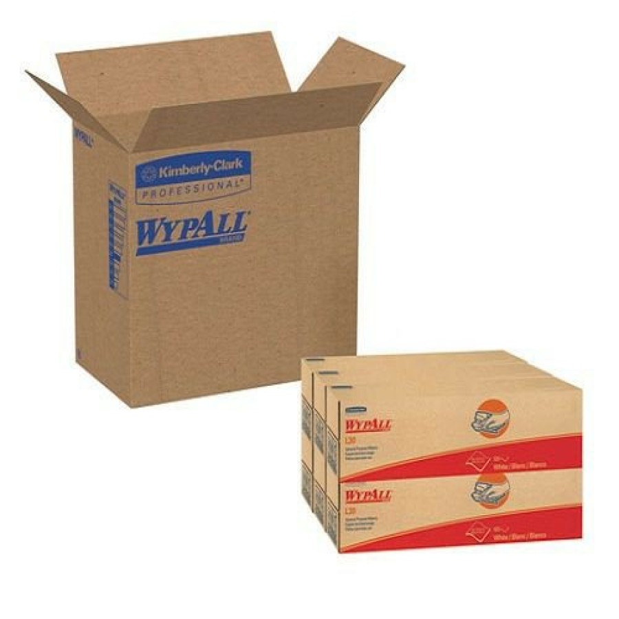 Facility Maintenance & Supplies WypAll | Wypall 05816 L30 Pop-Up Box 9.8 In. X 16.4 In. Towels - White (120/Box, 6 Boxes/Carton)