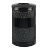 Facility Maintenance & Supplies Rubbermaid Commercial | Rubbermaid Commercial Fgs55Etbkpl 51 Gal. Classics Perforated Steel Open Top Receptacle - Black