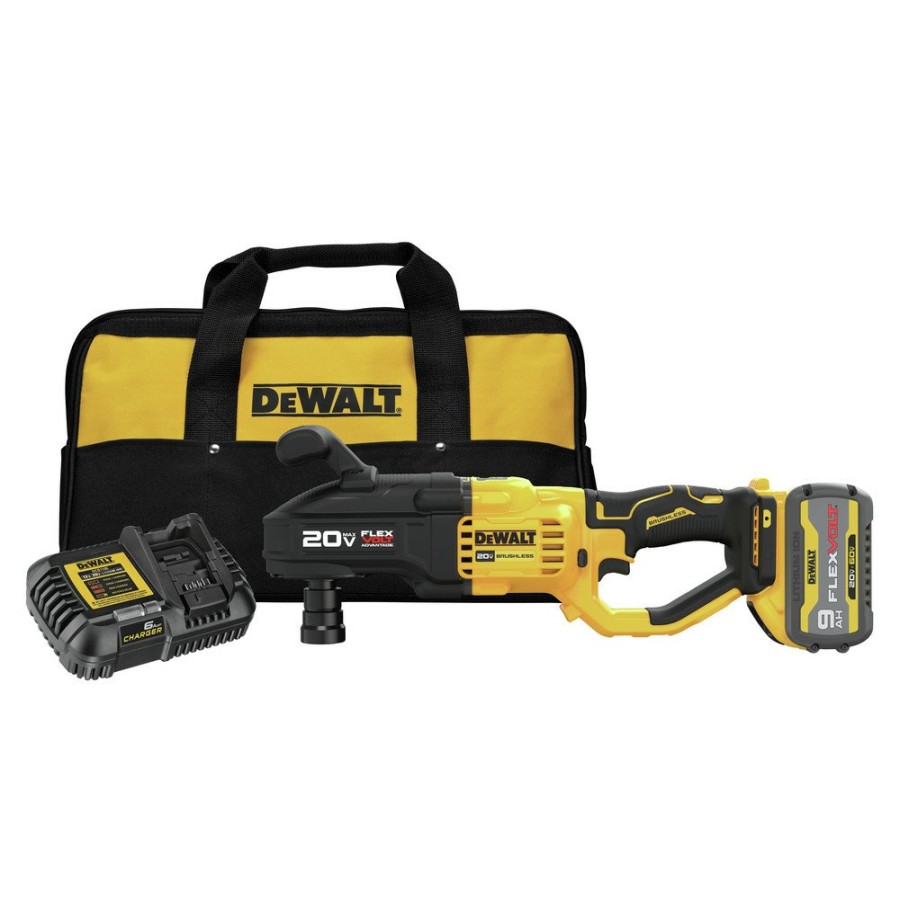 Power Tools Dewalt Drill Drivers | Dewalt Dcd445X1 20V Max Brushless Lithium-Ion 7/16 In. Cordless Quick Change Stud And Joist Drill With Flexvolt Advantage Kit (9 Ah)