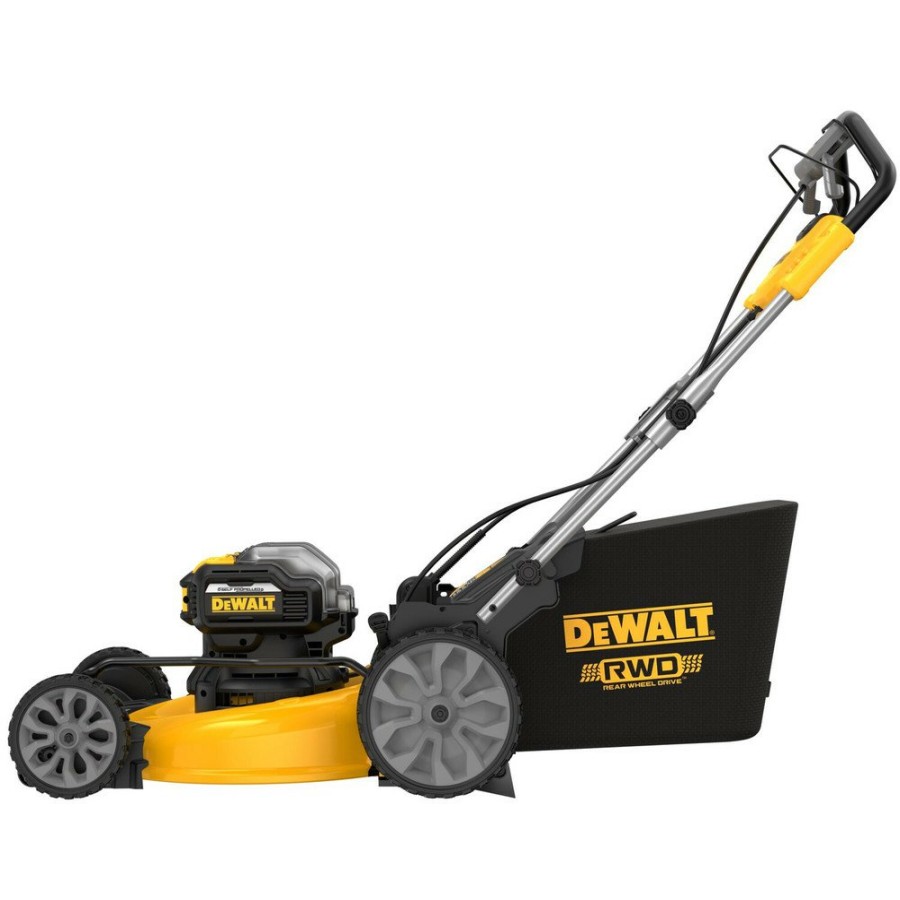 Outdoor Power Tools & Equipment Dewalt | Dewalt Dcmwsp255Y2 2X20V Max Brushless Lithium-Ion 21-1/2 In. Cordless Rear Wheel Drive Self-Propelled Lawn Mower Kit With 2 Batteries (12 Ah)