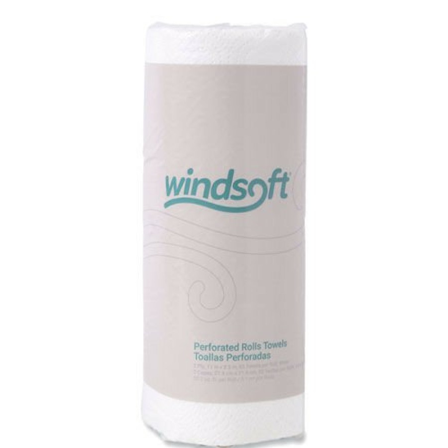 Facility Maintenance & Supplies Windsoft | Windsoft Win122085Rl 11 In. X 8.5 In. 2-Ply Kitchen Roll Towels - White (1 Roll)