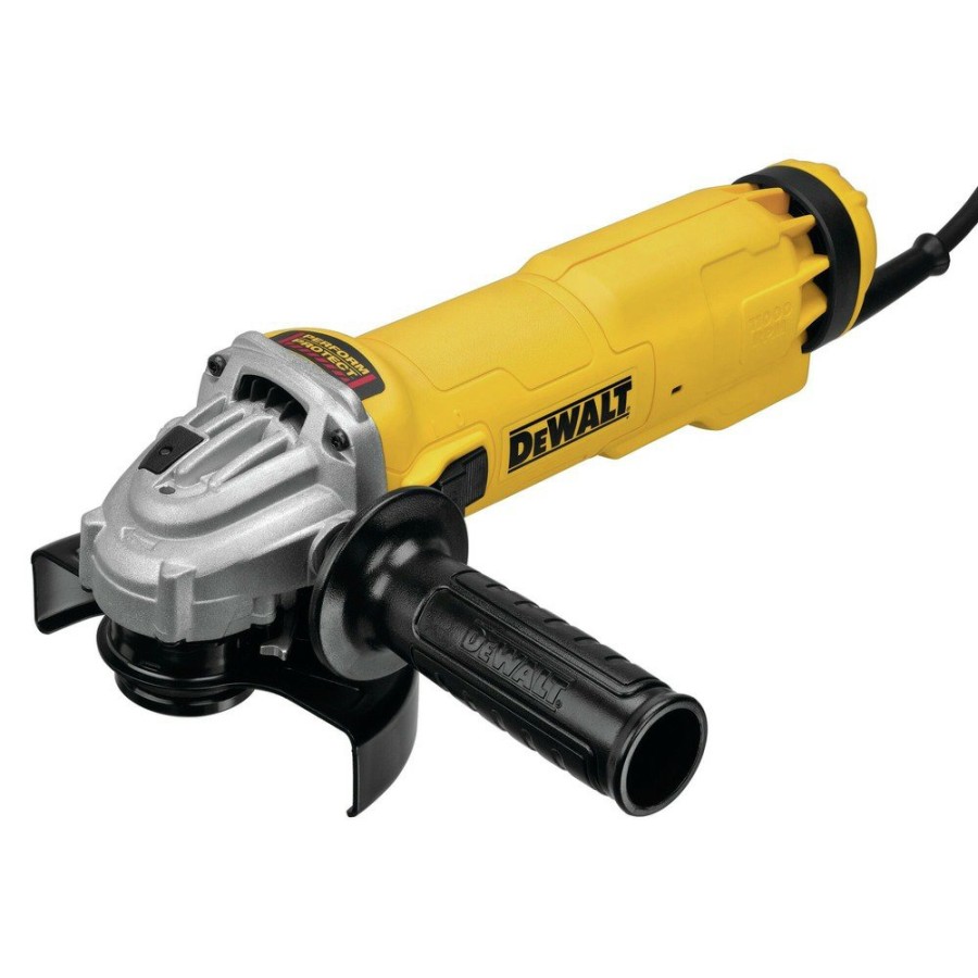 Power Tools Dewalt Angle Grinders | Dewalt Dwe43131 120V 13 Amp Slide Switch 4-1/2 In. - 5 In. Corded Grinder With E-Clutch