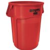 Facility Maintenance & Supplies Rubbermaid Commercial | Rubbermaid Commercial Fg264360Red 44 Gal. Vented Round Plastic Brute Container - Red