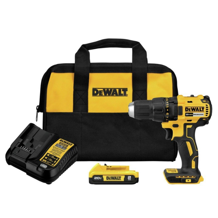 Power Tools Dewalt Drill Drivers | Dewalt Dcd777D1 20V Max Xtreme Brushless 1/2 In. Cordless Drill Driver Kit