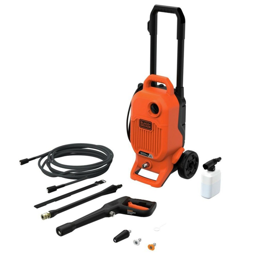 Outdoor Power Tools & Equipment Black & Decker | Black & Decker Bepw1850 1850 Max Psi 1.2 Gpm Corded Cold Water Pressure Washer