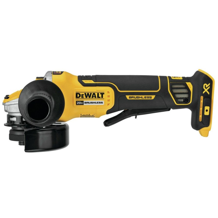 Power Tools Dewalt Angle Grinders | Dewalt Dcg415B 20V Max Xr Brushless Lithium-Ion 4-1/2 - 5 In. Cordless Small Angle Grinder With Power Detect Tool Technology (Tool Only)