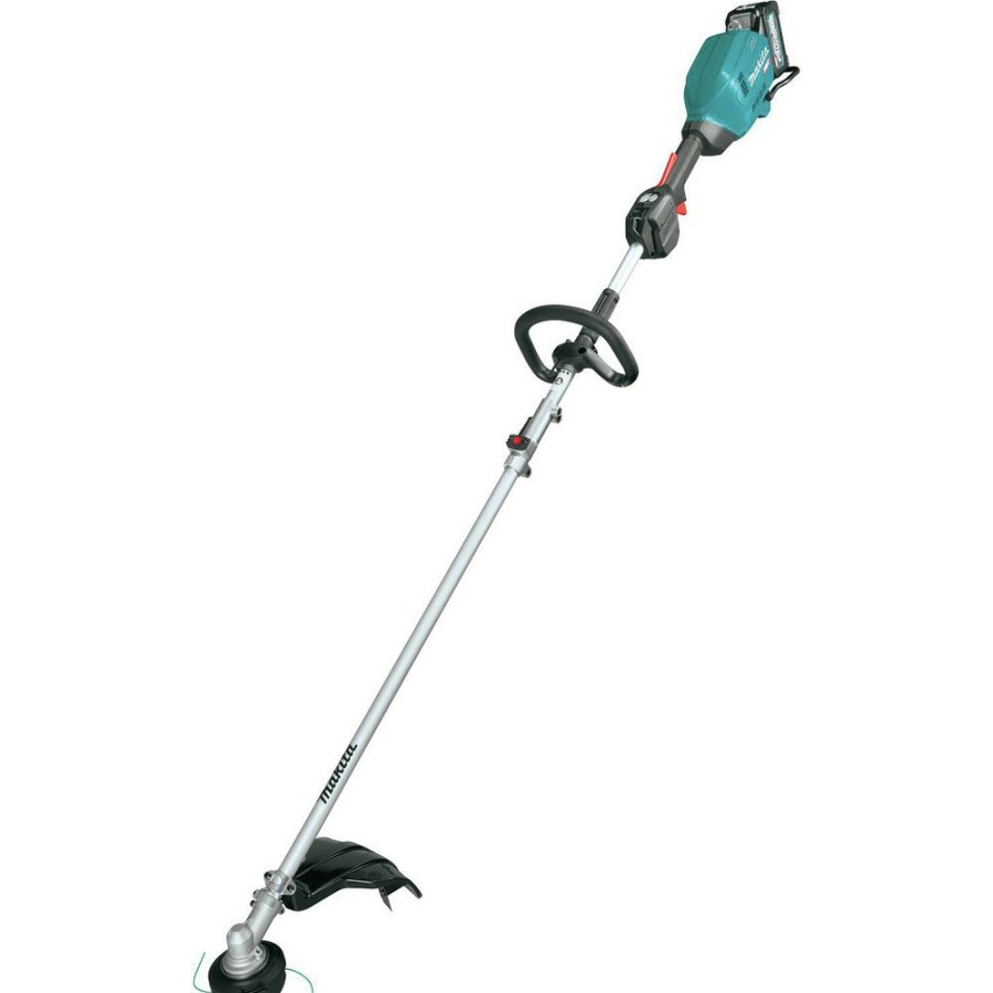 Outdoor Power Tools & Equipment Makita | Makita Gux01Jm1X1 40V Max Xgt Brushless Lithium-Ion Cordless Couple Shaft Power Head With 17 In. String Trimmer Attachment Kit (4 Ah)