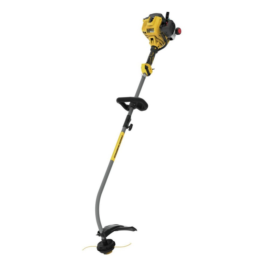 Outdoor Power Tools & Equipment Dewalt String Trimmers | Dewalt Dxgst227Cs 27Cc 17 In. Gas Curved Shaft String Trimmer With Attachment Capability