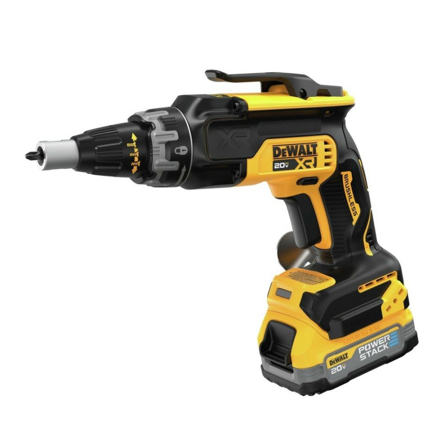 Power Tools Dewalt Screw Guns | Dewalt Dcf630E1 20V Max Xr Brushless Lithium-Ion Cordless Drywall Screwgun Kit (1.7 Ah)