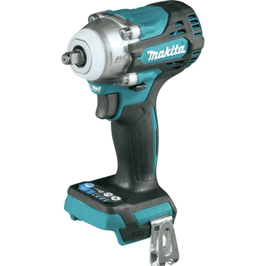 Power Tools Makita | Makita Xwt16Z 18V Lxt Brushless Lithium-Ion 3/8 In. Square Drive Cordless 4-Speed Impact Wrench With Friction Ring Anvil (Tool Only)