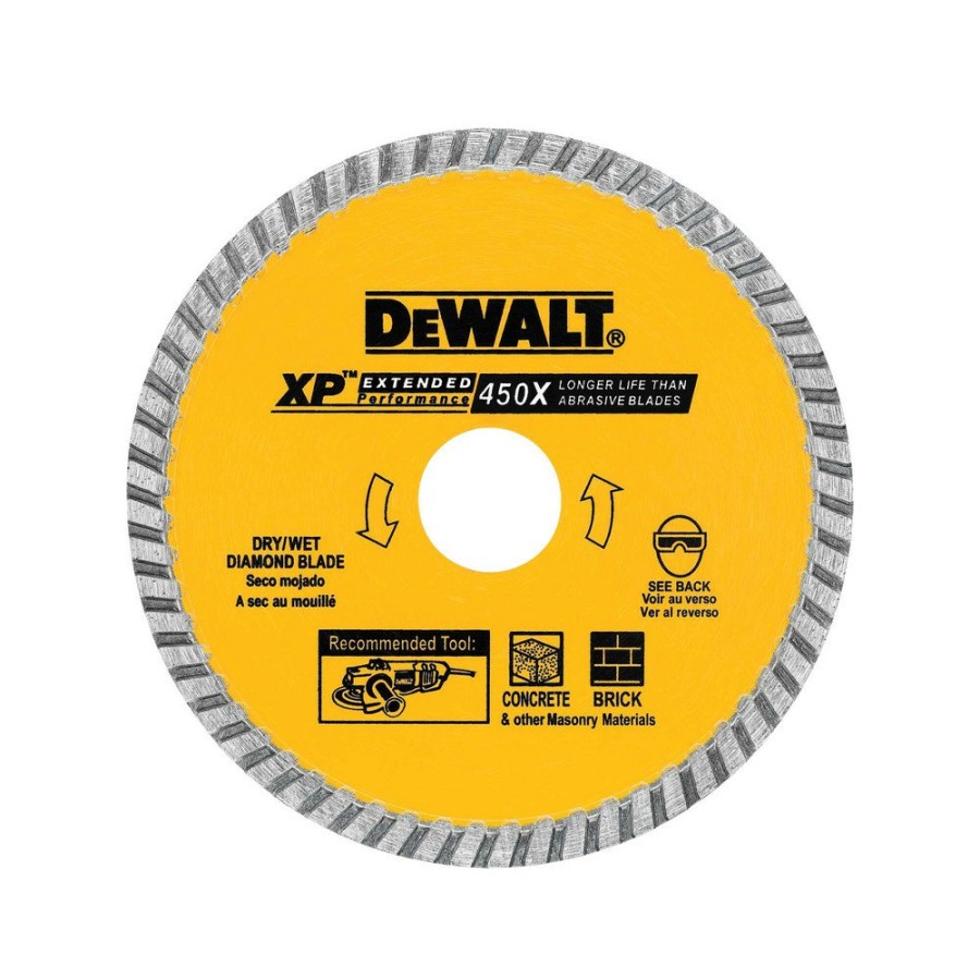 Power Tool Accessories Dewalt Circular Saw Blades | Dewalt Dw4702 4 In. Xp Turbo Diamond Blade