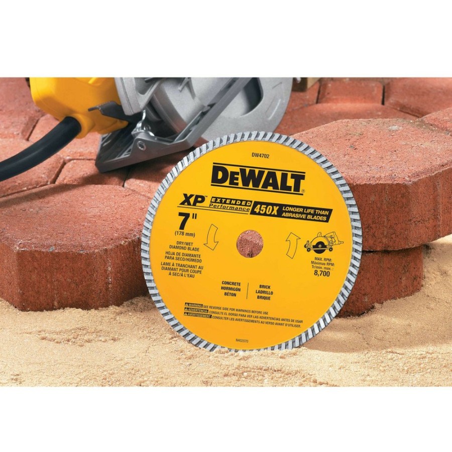 Power Tool Accessories Dewalt Circular Saw Blades | Dewalt Dw4702 4 In. Xp Turbo Diamond Blade