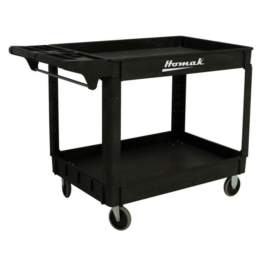 Tool Storage Homak | Homak Pp06046021 36 In. X 24 In. Industrial Polypropylene Service Cart