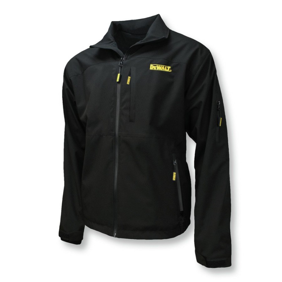 Clothing And Gear Dewalt Heated Jackets | Dewalt Dchj090Bd1-2X Structured Soft Shell Heated Jacket Kit - 2Xl, Black