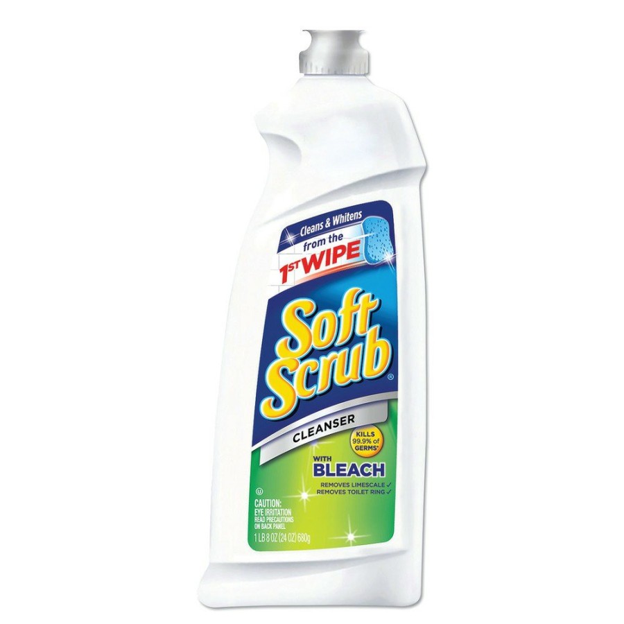 Facility Maintenance & Supplies Soft Scrub Cleaners | Soft Scrub 15519 63 Oz. Bottle Commercial Disinfectant Cleanser With Bleach (6/Carton)