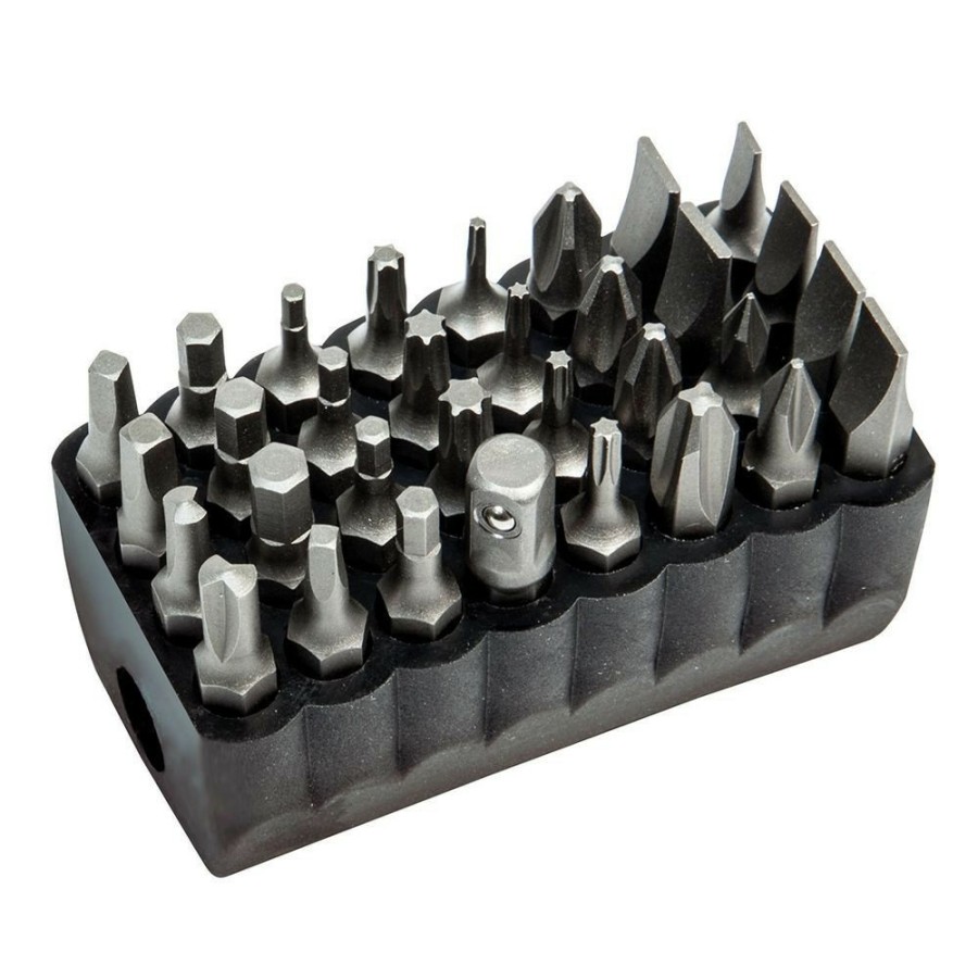 Power Tool Accessories Klein Tools Bits And Bit Sets | Klein Tools 32526 Standard Tip Bit Set (32-Piece)