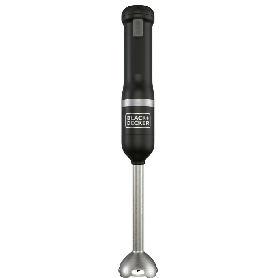 Kitchen Black & Decker | Black & Decker Bckm1011K10 Kitchen Wand Variable Speed Lithium-Ion Cordless Black Immersion Blender Kit