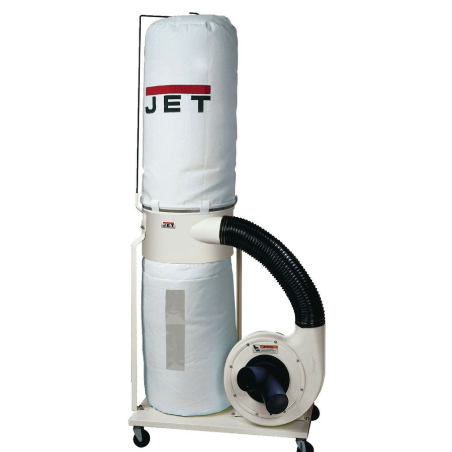 Woodworking Tools JET Dust Collectors | Jet Dc-1100Vx-Bk Vortex 115V/230V 1.5Hp Single-Phase Dust Collector With 30-Micron Bag Filter Kit