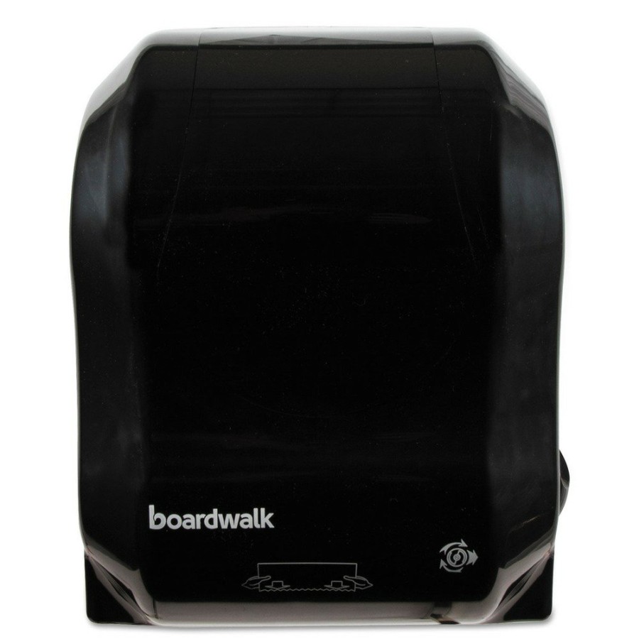 Facility Maintenance & Supplies Boardwalk | Boardwalk T7470Bkbw 13.25 In. X 10.25 In. X 16.25 In. Hands Free Mechanical Towel Dispenser - Black