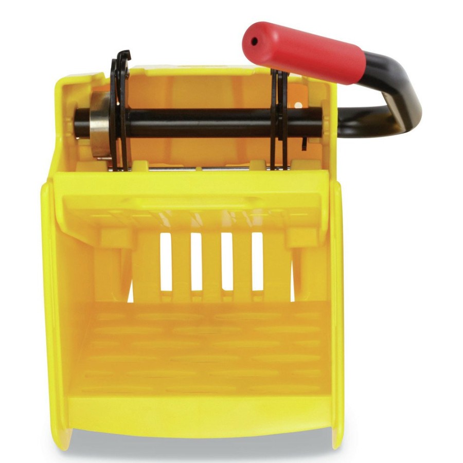 Facility Maintenance & Supplies Rubbermaid Commercial Cleaning Tools | Rubbermaid Commercial 2064915 Wavebrake 2.0 Plastic Side-Press Wringer - Yellow