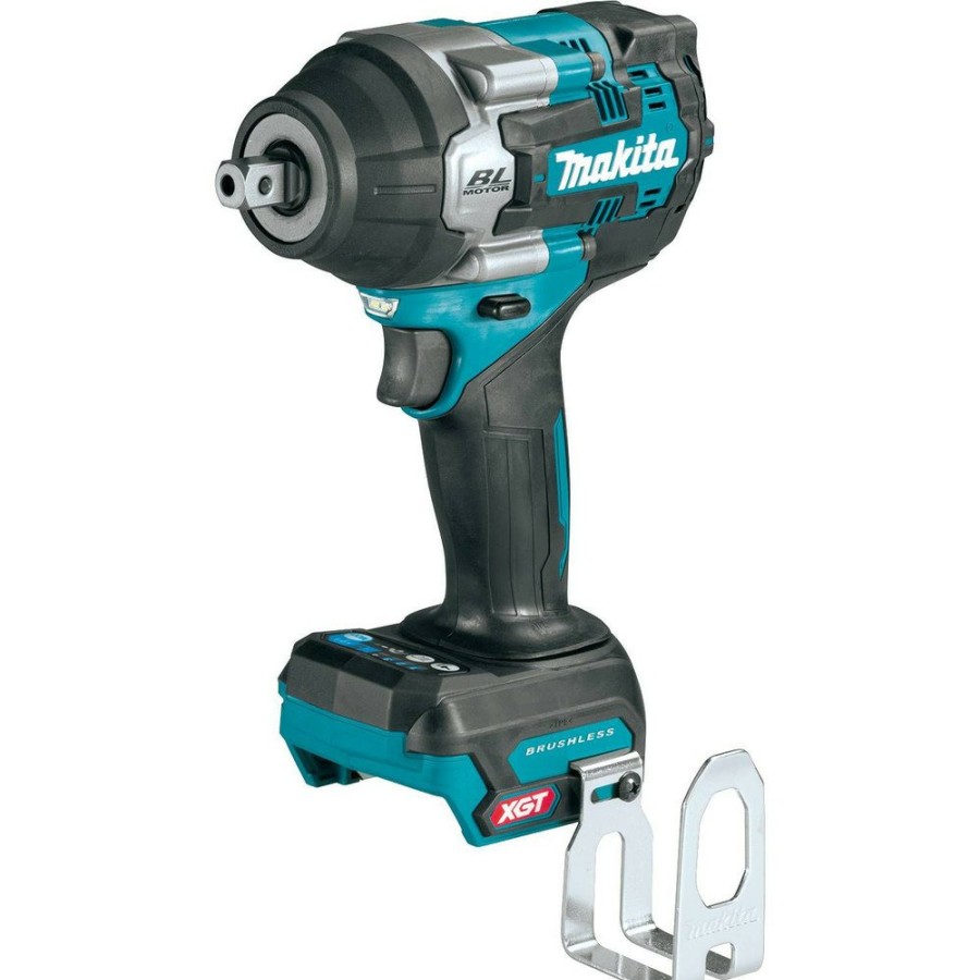 Power Tools Makita | Makita Gwt08Z 40V Max Xgt Brushless Lithium-Ion Cordless 4-Speed Mid-Torque 1/2 In. Sq. Drive Impact Wrench With Detent Anvil (Tool Only)