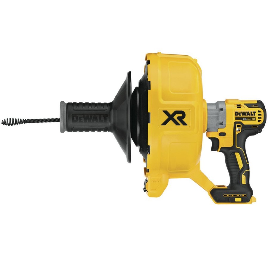 Plumbing And Drain Cleaning Dewalt | Dewalt Dcd200B 20V Max Xr Cordless Lithium-Ion Brushless Drain Snake (Tool Only)