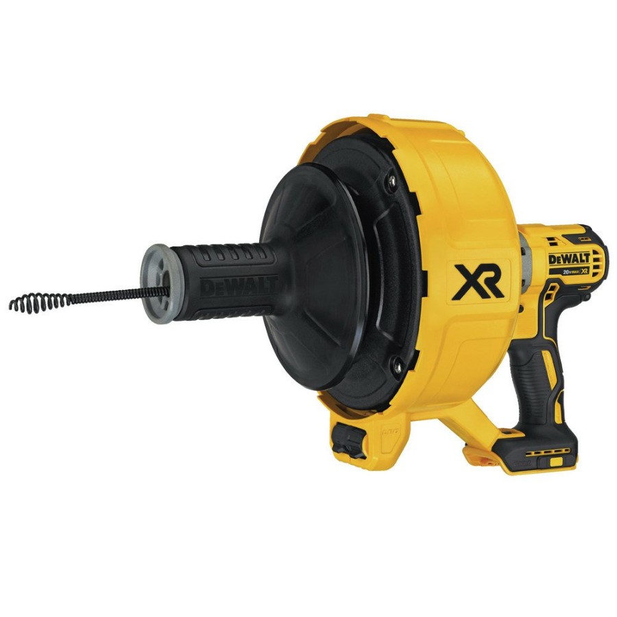 Plumbing And Drain Cleaning Dewalt | Dewalt Dcd200B 20V Max Xr Cordless Lithium-Ion Brushless Drain Snake (Tool Only)