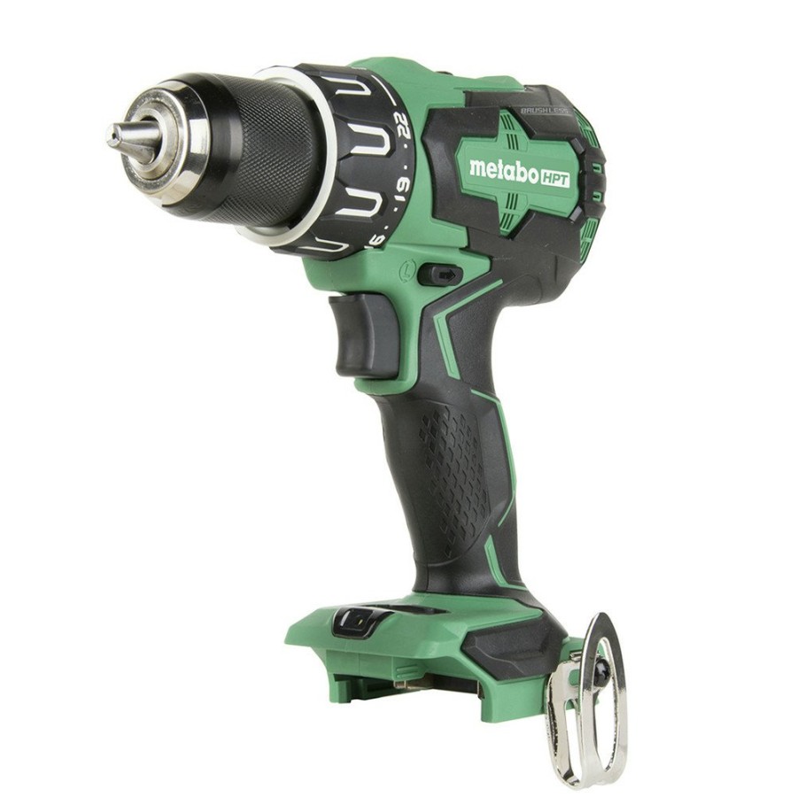 Power Tools Metabo HPT Hammer Drills | Metabo Hpt Dv18Dbfl2Q4M 18V Lithium-Ion Brushless Hammer Drill (Tool Only)