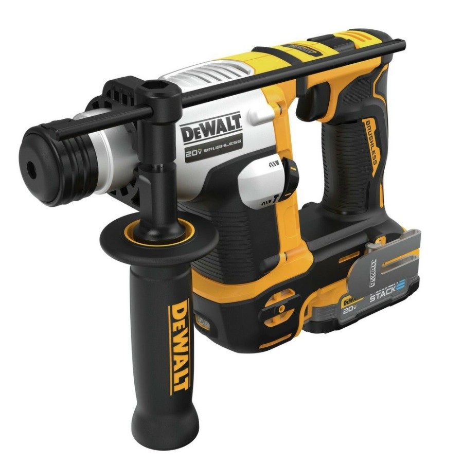 Power Tools Dewalt Rotary Hammers | Dewalt Dch172E2 20V Max Brushless 5/8 In. Cordless Atomic Sds Plus Rotary Hammer Kit (1.7 Ah)