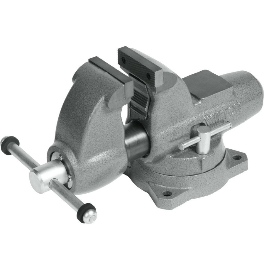 Hand Tools Wilton | Wilton 28825 C-0 Combination Pipe And Bench 3-1/2 In. Jaw Round Channel Vise With Swivel Base