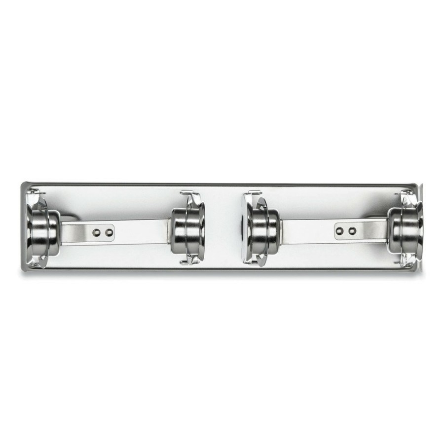 Facility Maintenance & Supplies San Jamar | San Jamar R260Xc 12.38 In. X 4.5 In. X 2.75 In. Locking Toilet Tissue Dispenser - Chrome