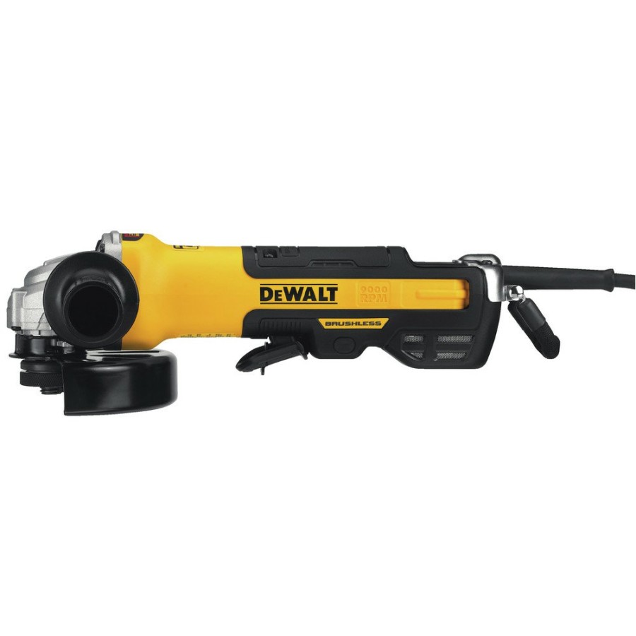 Power Tools Dewalt Angle Grinders | Dewalt Dwe43244N 5 To 6 In. Brushless Sag Paddle Switch No