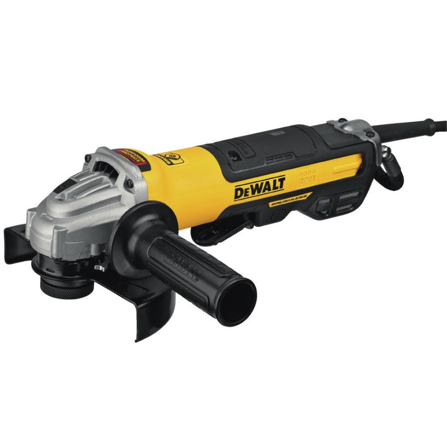 Power Tools Dewalt Angle Grinders | Dewalt Dwe43244N 5 To 6 In. Brushless Sag Paddle Switch No