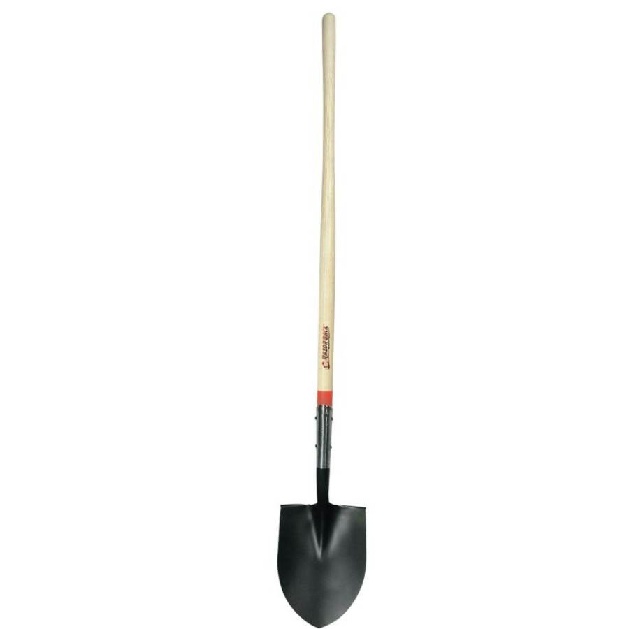 Outdoor Power Tools & Equipment Union Tools Shovels And Trowels | Union Tools 45519 8.875 In. X 12 In. Blade Round Point Shovel With 48 In. Straight Steel White Ash Handle