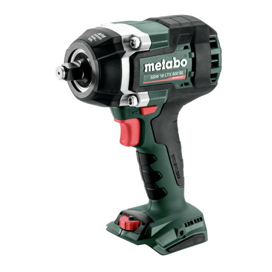 Power Tools Metabo | Metabo 602403840 Ssw 18 Ltx 800 Bl 18V Brushless Lithium-Ion 1/2 In. Square Cordless Impact Wrench (Tool Only)