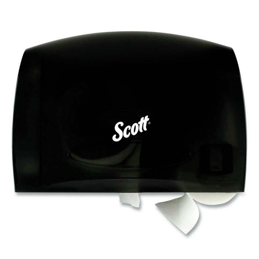 Facility Maintenance & Supplies Scott | Scott 9602 14.25 In. X 6 In. X 9.7 In. Essential Coreless Jumbo Roll Tissue Dispenser - Black