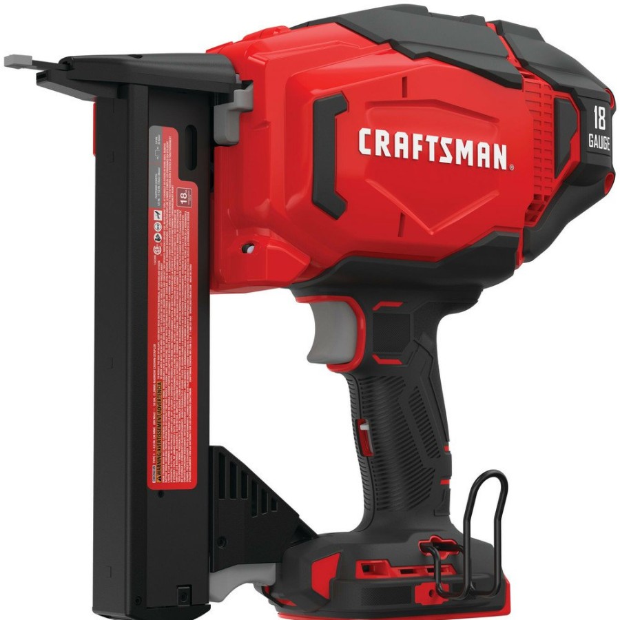 Power Tools Craftsman Staplers | Craftsman Cmcn618Nb V20 Lithium-Ion 18 Gauge Cordless Narrow Crown Stapler (Tool Only)