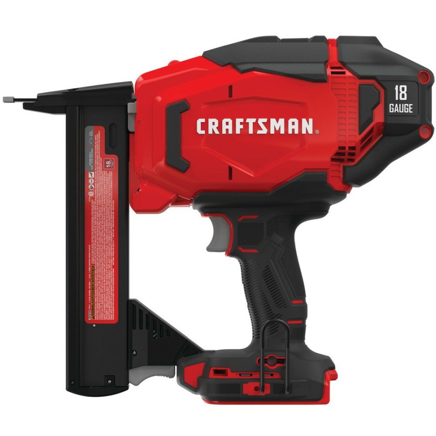 Power Tools Craftsman Staplers | Craftsman Cmcn618Nb V20 Lithium-Ion 18 Gauge Cordless Narrow Crown Stapler (Tool Only)