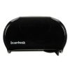 Facility Maintenance & Supplies Boardwalk | Boardwalk R3670Bkbw 13 In. X 6.75 In. X 8.75 In. Standard Twin Toilet Tissue Dispenser - Black