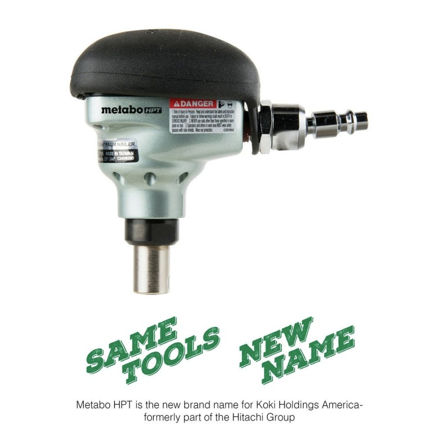 Air Tools And Equipment Metabo HPT Nail Guns | Metabo Hpt Nh90Abm 3-1/2 In. Air Powered Palm Nailer