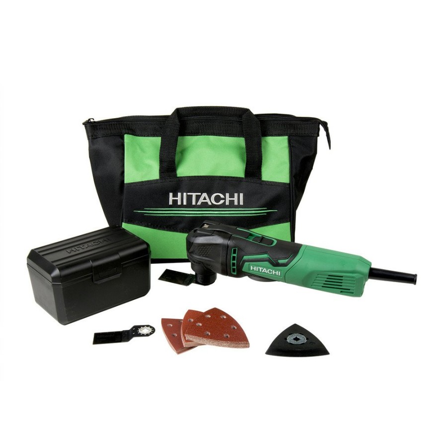 Power Tools Hitachi Oscillating Tools | Factory Reconditioned Hitachi Cv350Vr Oscillating Multi Tool Kit - 3.5-Amp