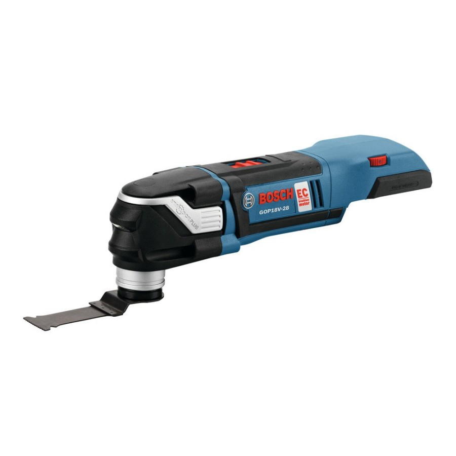 Power Tools Bosch Oscillating Tools | Factory Reconditioned Bosch Gop18V-28N-Rt 18V Ec Cordless Lithium-Ion Brushless Starlockplus Oscillating Multi-Tool (Tool Only)