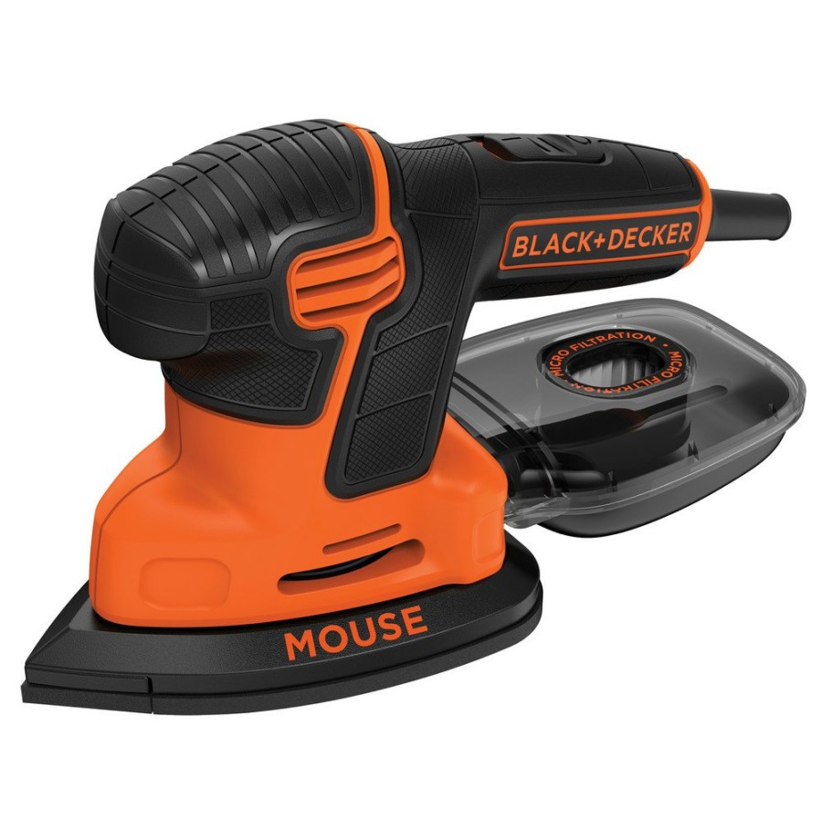 Power Tools Black & Decker Drywall Sanders | Black & Decker Bdems600 1.2 Amp Mouse Detail Sander