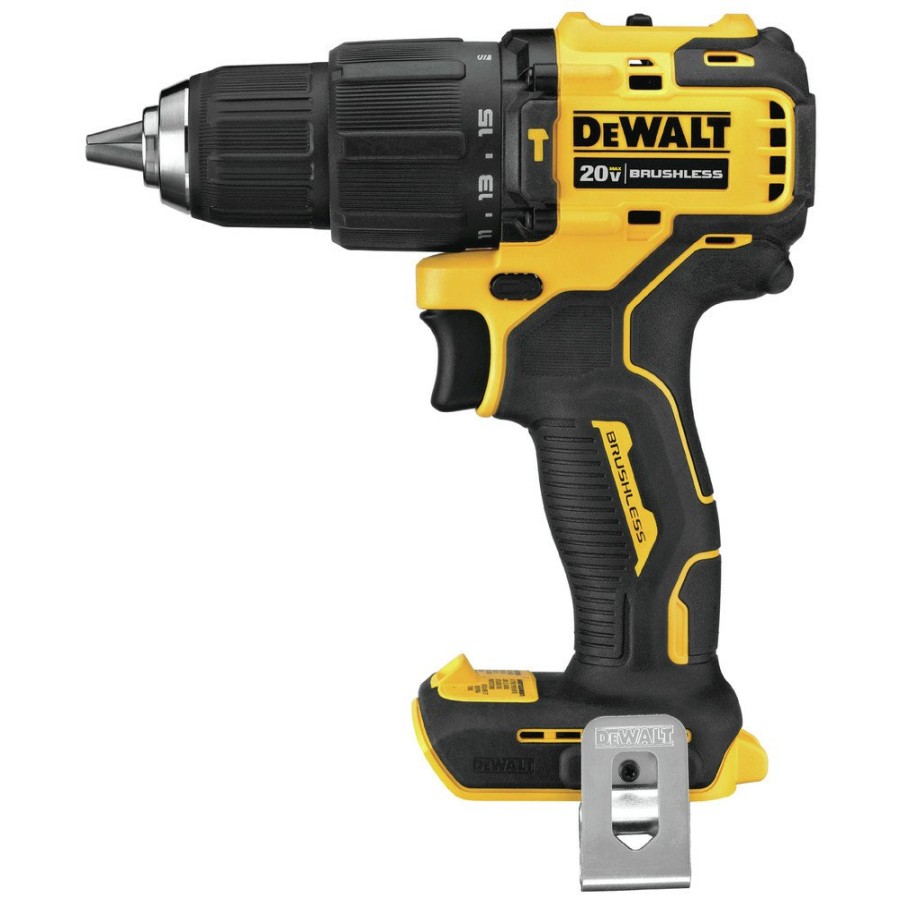 Power Tools Dewalt Hammer Drills | Dewalt Dcd709B Atomic 20V Max Lithium-Ion Brushless Compact 1/2 In. Cordless Hammer Drill (Tool Only)