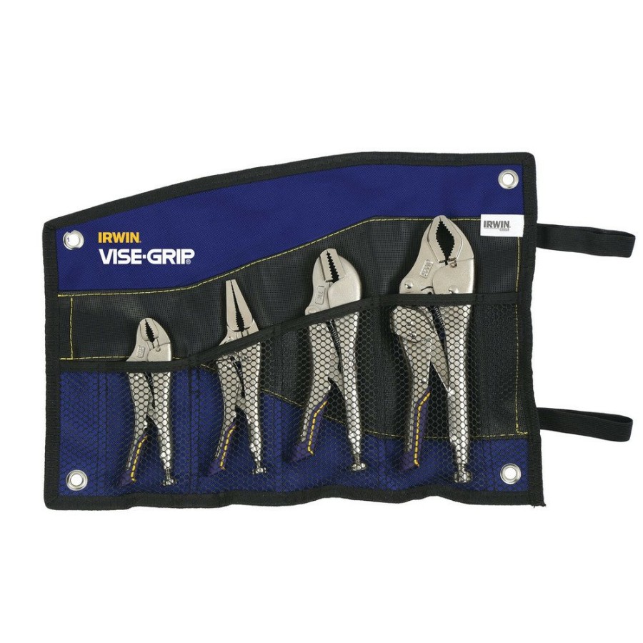 Hand Tools Irwin | Irwin Irht82592 4-Pack Vise-Grip Fast Release Locking Plier Set