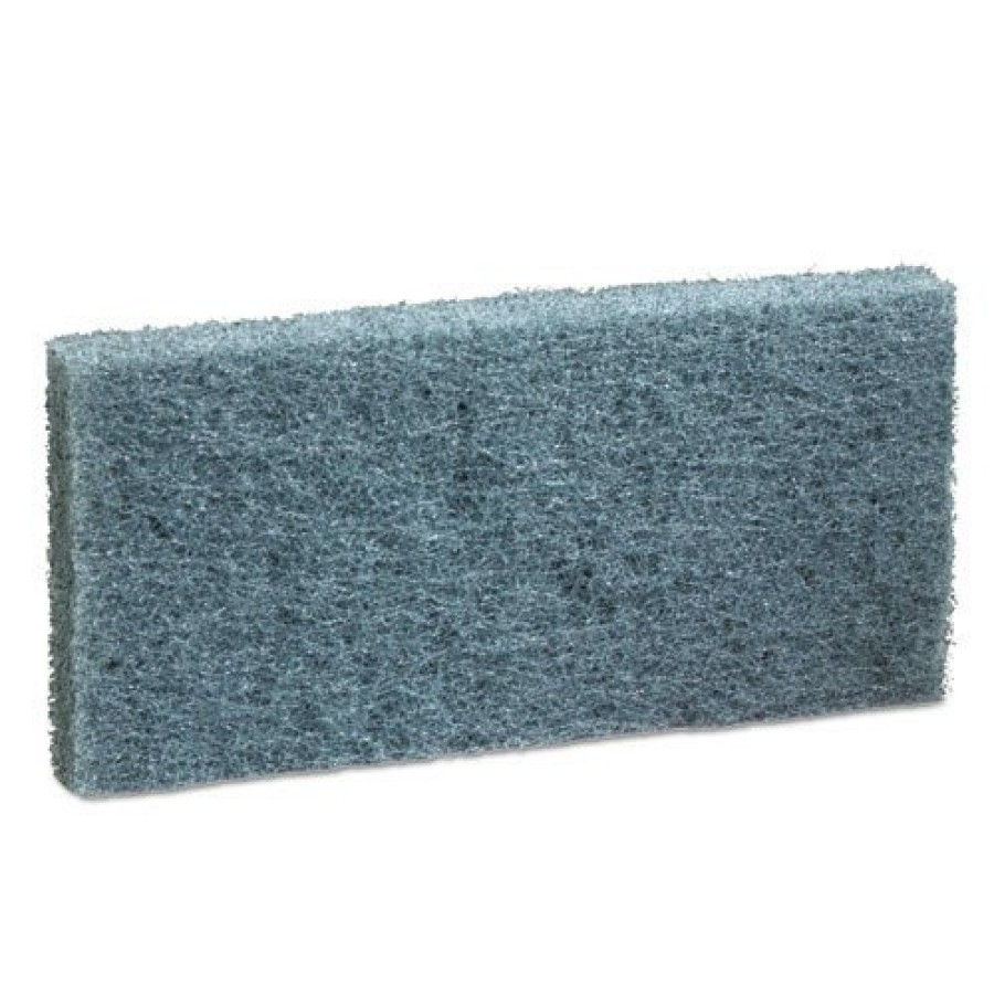 Facility Maintenance & Supplies 3M Cleaning Tools | 3M 8242 Doodlebug 10 In. X 4.63 In. Scrub Pads - Blue (20/Carton)