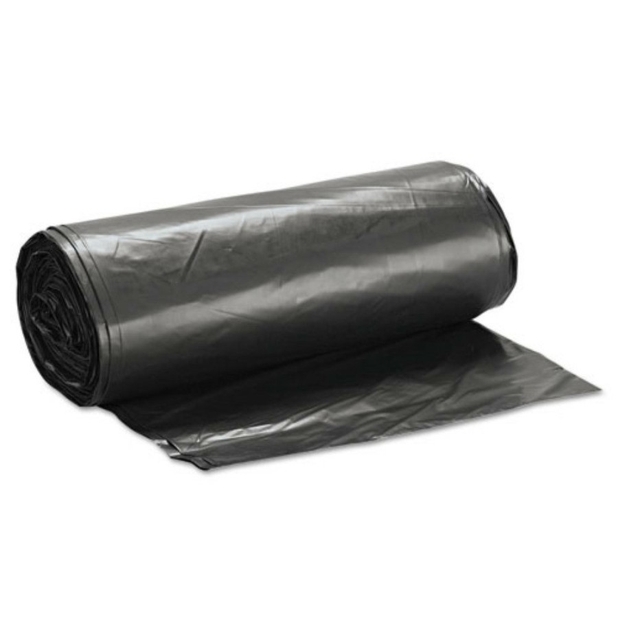 Facility Maintenance & Supplies Inteplast Group | Inteplast Group Wslw3858Shk Low-Density 60 Gallon 38 In. X 58 In. Commercial Can Liners - Black (100/Carton)