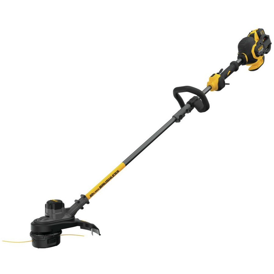 Outdoor Power Tools & Equipment Dewalt String Trimmers | Dewalt Dcst970X1S 60V Max Flexvolt Lithium-Ion Cordless String Trimmer Kit (3 Ah)